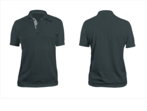 Camiseta Polo Gris Oscuro en Tela Polux Lafayette Hombre